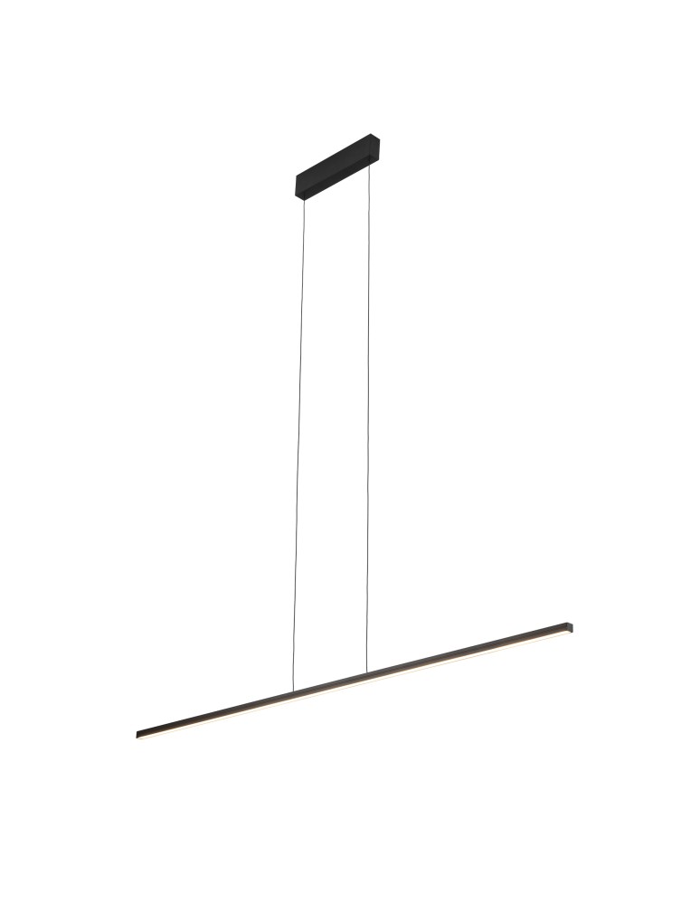 Lampy wiszące nad wyspę - Nowodvorski BAR LED M  Sufitowa Wisząca Max moc 24W LED 4000K Czarny 10848 - product kolory-swiatla.pl 2