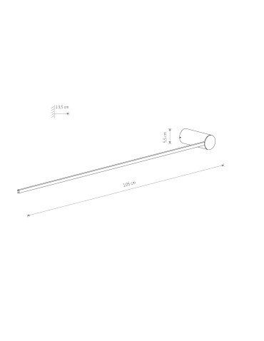 Nowodvorski ARM LED L  Ścienna Kinkiet obrazowe Max moc 14W LED 4000K Czarny 10856 - produkt 2