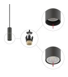 Nowodvorski FOURTY S Sufitowa Wisząca Max moc 10W only LED GU10 R35 Szary 10901 Nowodvorski FOURTY S Sufitowa Wisząca Max moc 10W only LED GU10 R35 Szary 10901