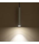Lampy wiszące tuby - Nowodvorski FOURTY M  Sufitowa Wisząca Max moc 10W only LED GU10 R35 Szary 10902 - product 3