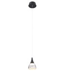 Lampy wiszące LED - Azzardo DALMATIA 1 BLACK 1xLED Wisząca Czarny AZ2847 - product 1