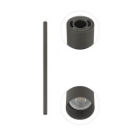 Oprawy sufitowe okrągłe - Nowodvorski FOURTY L  Spot Natynkowa Max moc 10W only LED GU10 R35 Szary 10896 - product 4