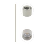Oprawy sufitowe okrągłe - Nowodvorski FOURTY XL  Spot Natynkowa Max moc 10W only LED GU10 R35 Szary 10898 - product 5