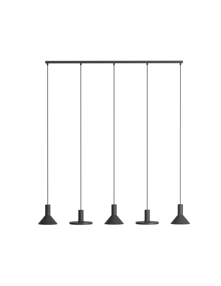 Nowodvorski HERMANOS  Sufitowa Wisząca Max moc 10W only LED GU10 Czarny 10906
