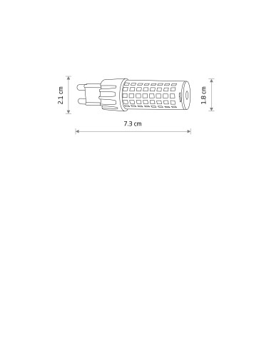Nowodvorski BULB LED G9, 7W Źródła światła i akcesoria  G9 Max moc 7W LED 4000K 10933 - produkt 2