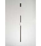 Lampy wiszące designerskie -  Step Into Design Lampa wisząca O-LINE LED 63 cm czarna ST-1689S-BK - product 2