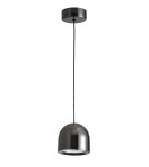 Lampy wiszące pojedyncze - YASKR Lampa Wisząca Saila 1xLED czarny chrom PL0115-CB  Czarny chrom - product 1