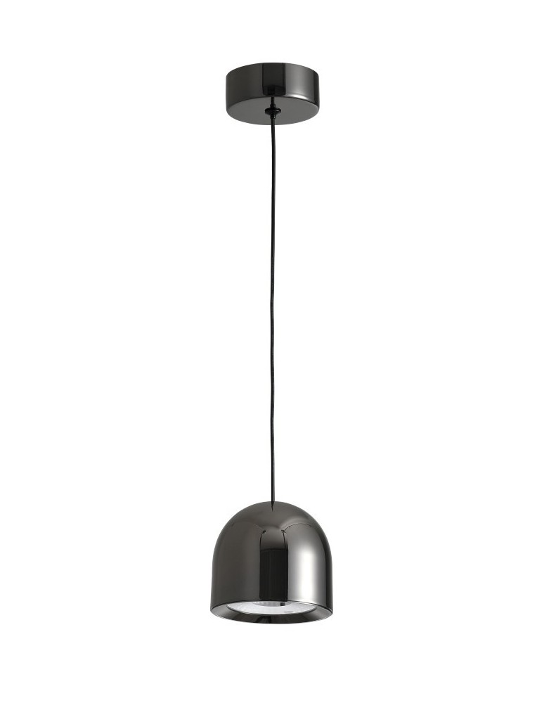 YASKR Lampa Wisząca Saila 1xLED czarny chrom PL0115-CB  Czarny chrom