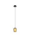 YASKR Lampa Wisząca Keso 1xLED czarna PL0141-1  Czarny