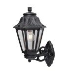 Kinkiety zewnętrzne - Fumagalli Zewnetrzna Latarnia naścienna Bisso-Anna - 1xE27 czarna (FMG-BISSO-ANNA-BLK) - product 1
