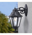 Kinkiety zewnętrzne - Fumagalli Zewnetrzna Latarnia naścienna Bisso-Anna - 1xE27 czarna (FMG-BISSO-ANNA-BLK) - product 2