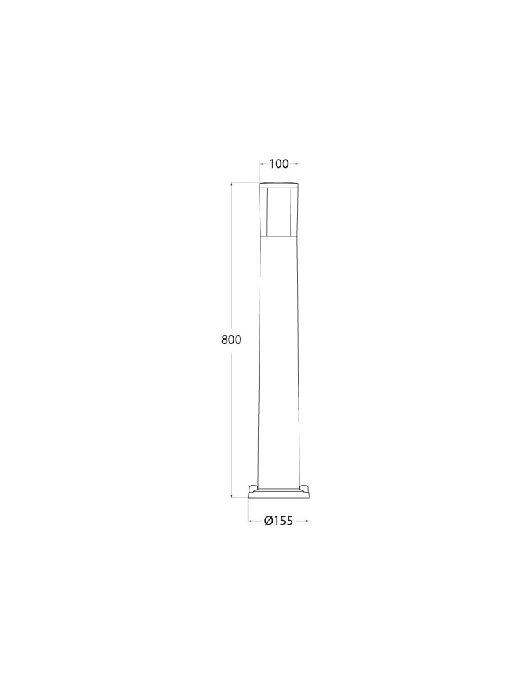 Lampy ogrodowe stojące - Fumagalli Zewnetrzna Słupek ogrodowy Carlo - 1xGU10 czarna (FMG-CARLO-BLK) - product kolory-swiatla.pl 3