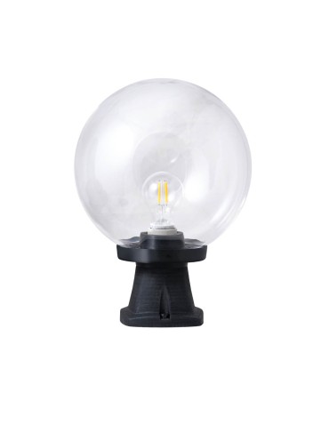 Fumagalli Zewnetrzna Latarnia ogrodowa Disma - 1xE27 czarna (FMG-DISMA-GLOBE-BLK)