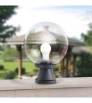 Lampy ogrodowe stojące - Fumagalli Zewnetrzna Latarnia ogrodowa Disma - 1xE27 czarna (FMG-DISMA-GLOBE-BLK) - product 2