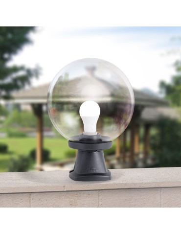 Fumagalli Zewnetrzna Latarnia ogrodowa Disma - 1xE27 czarna (FMG-DISMA-GLOBE-BLK) - product 2