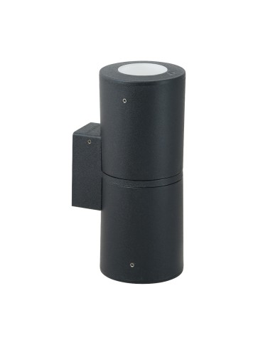 Fumagalli Zewnetrzna Latarnia naścienna Franca - 2 źródła światłaxGU10 czarna (FMG-FRANCA90-2LT-BLK)