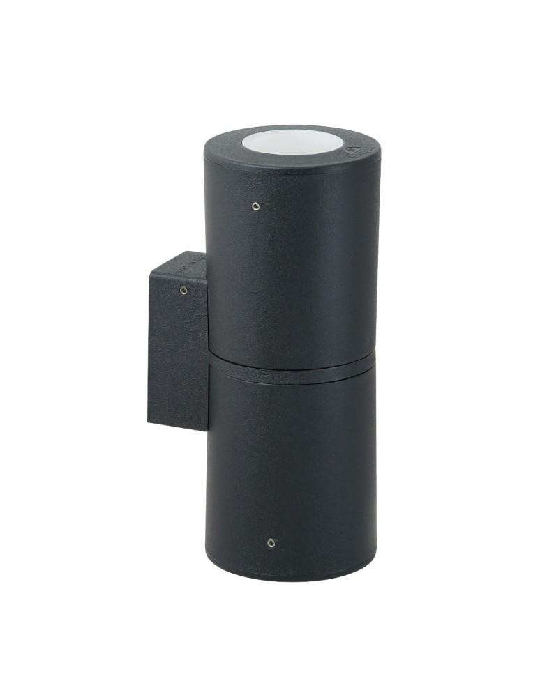 Fumagalli Zewnetrzna Latarnia naścienna Franca - 2 źródła światłaxGU10 czarna (FMG-FRANCA90-2LT-BLK)