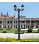 Lampy zewnętrzne latarnie - Fumagalli Zewnetrzna Latarnia stojąca Gigi - 2 źródła światła E27 czarna (FMG-GIGI-ANNA-2L-BLK) - product 2