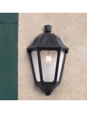 Fumagalli Zewnetrzna Latarnia naścienna Iesse - 1xE27 czarna (FMG-IESSE-BLK) - product 2