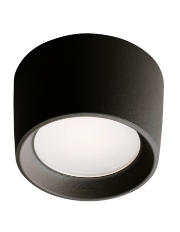 Fumagalli Zewnetrzna Tuba Livia - 1xGX53 czarna (FMG-LIVIA160-BLK)