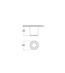 Lampy zewnętrzne sufitowe - Fumagalli Zewnetrzna Tuba Livia - 1xG9 czarna (FMG-LIVIA60-BLK) - product 3