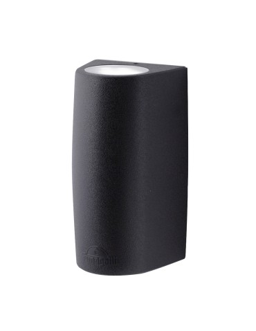 Fumagalli Zewnetrzna Latarnia naścienna Marta - 2 źródła światłaxGU10 czarna (FMG-MARTA90-2LT-BLK)