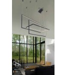 Lampy wiszące geometryczne - Azzardo METRIC BLACK 1xLED Wisząca Czarny AZ2914 - produkt 4