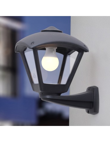 Fumagalli Zewnetrzna Latarnia naścienna Nardo - 1xE27 czarna (FMG-NARDO-DARIO-BLK) - produkt 2