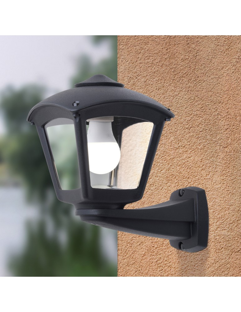 Kinkiety zewnętrzne - Fumagalli Zewnetrzna Latarnia naścienna Nardo - 1xE27 czarna (FMG-NARDO-ROBY-BLK) - product kolory-swiatla.pl 2