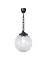 Fumagalli Zewnetrzna Latarnia wisząca Sicar - 1xE27 czarna (FMG-SICAR-GLOBE-BLK)