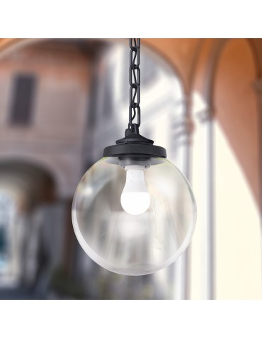 Fumagalli Zewnetrzna Latarnia wisząca Sicar - 1xE27 czarna (FMG-SICAR-GLOBE-BLK) - product 2