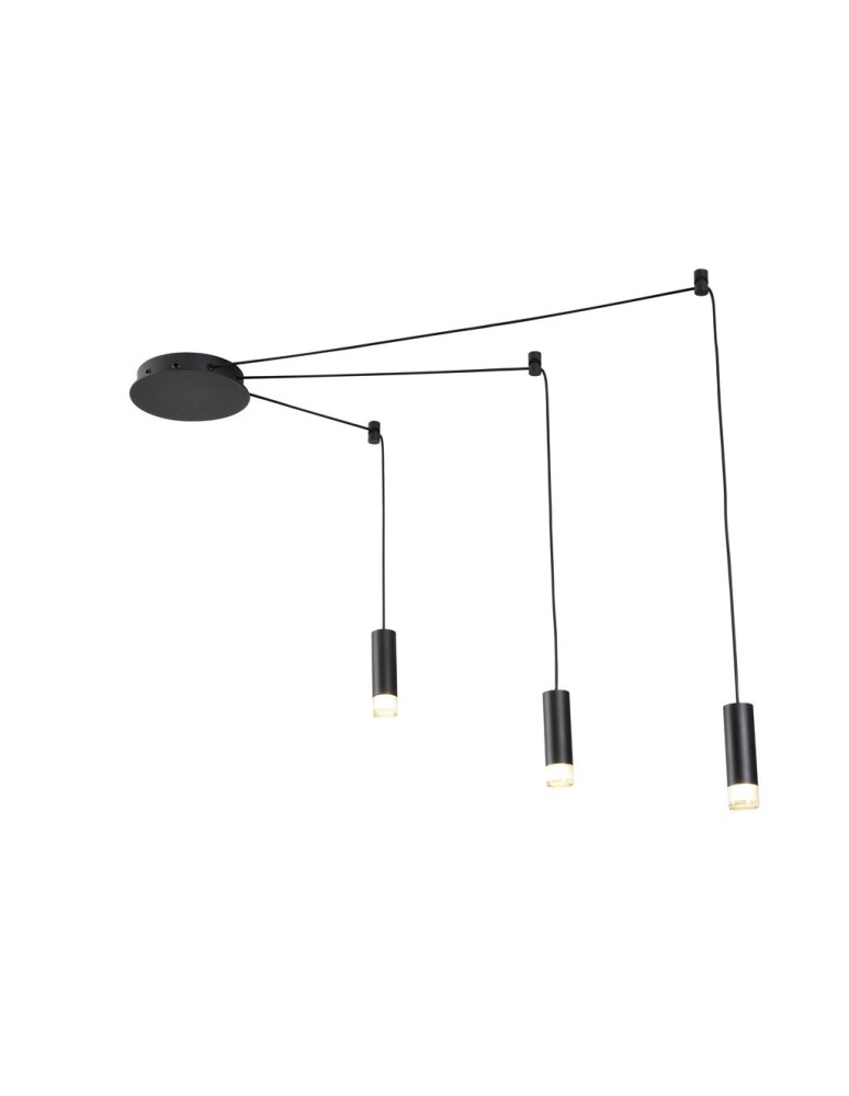 Azzardo ZIKO BASE 10 BLACK Baza Sufitowa Czarny AZ2905