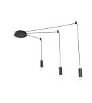 Lampy wiszące - Azzardo ZIKO G9 3 METERS BLACK 1xG9 Przewód z Oprawką bez Bazy Sufitowej Czarny AZ2679 - product 6