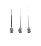 Lampy wiszące potrójne - Azzardo IZZA 3 SMOKY 3xE14 Wisząca Dymiony AZ2937 - produkt 1