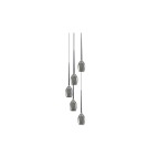 Lampy wiszące - Azzardo IZZA 5 SMOKY 5xE14 Wisząca Dymiony AZ2939 - produkt 1