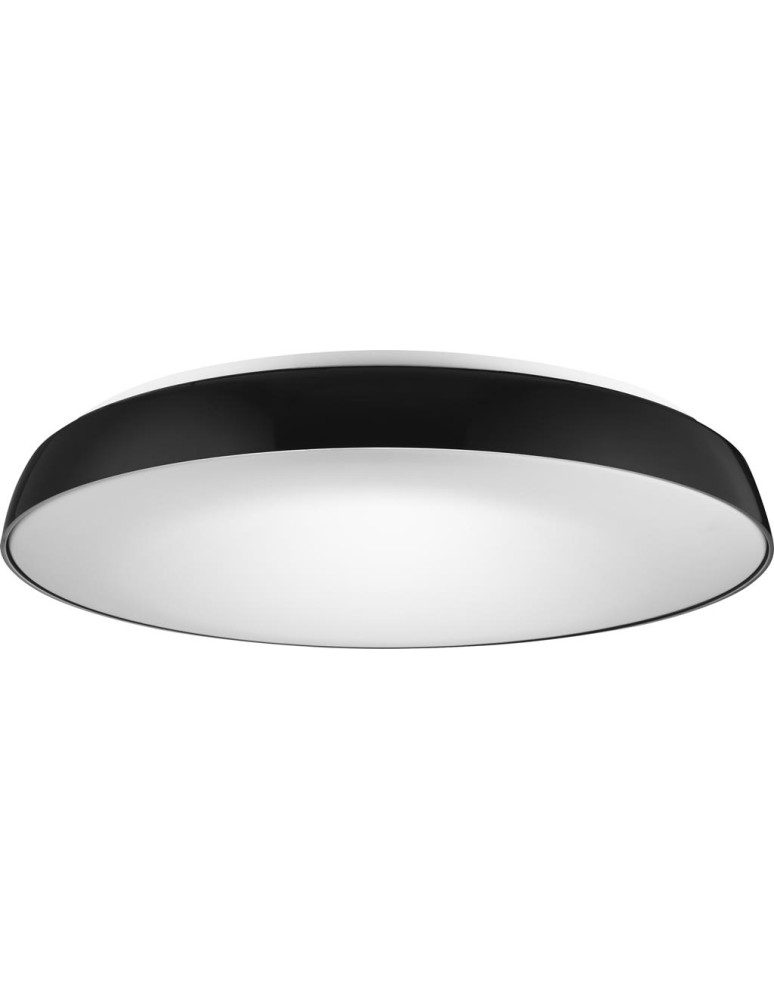 Plafony okrągłe - Azzardo CORTONA 55 3000K BLACK 1xLED Sufitowa Czarny AZ2745 - produkt kolory-swiatla.pl 1