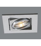 Lampy podtynkowe kwadratowe - Azzardo PACO 1 ALUMINIUM 1xGU10 Wpuszczana Aluminium AZ0795 - produkt 2
