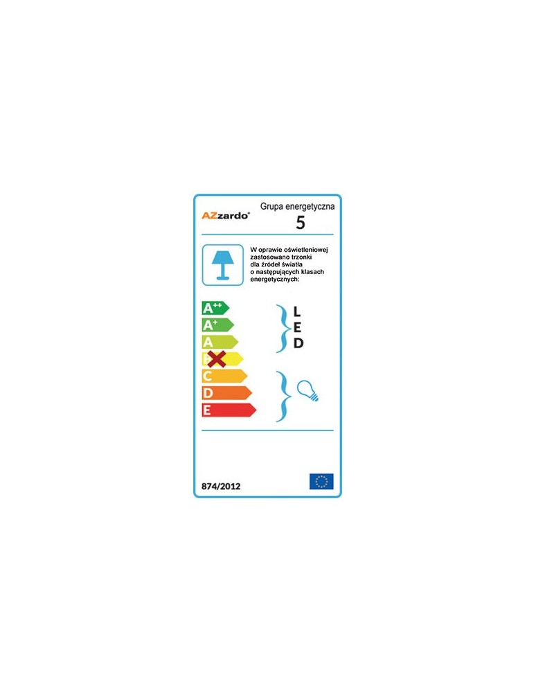 Azzardo PACO 1 ALUMINIUM 1xGU10 Wpuszczana Aluminium AZ0795