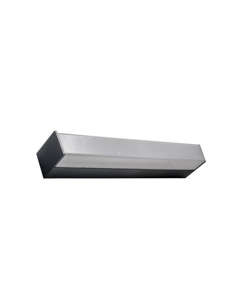 Kinkiety łazienkowe - Azzardo PETER 90 3000 MATT BLACK 1xLED Ścienna Czarny Mat IP44 AZ2616 - produkt kolory-swiatla.pl 1