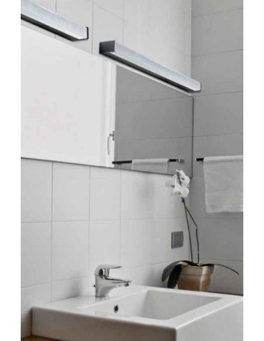 Azzardo PETER 90 3000 MATT BLACK 1xLED Ścienna Czarny Mat IP44 AZ2616 - produkt 2