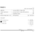 Lampy podtynkowe kwadratowe - Azzardo PACO 1 WHITE 1xGU10 Wpuszczana Biały AZ0796 - produkt 2