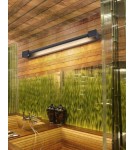 Kinkiety łazienkowe - Azzardo DALI 120 4000K BLACK 1xLED Ścienna Czarny IP44 AZ2899 - produkt 3