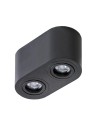 Azzardo BRANT 2 BLACK 2xGU10 Natynkowa Czarny AZ2821