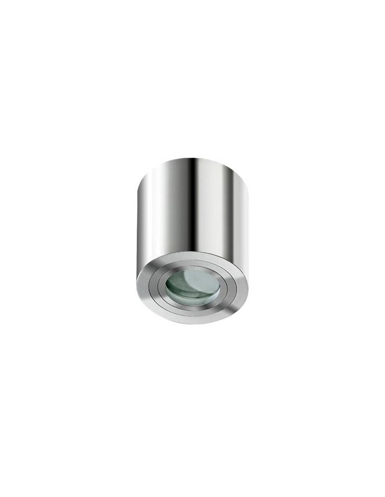 Oprawy sufitowe hermetyczne - Azzardo BRANT IP44 CHROME 1xGU10 Natynkowa Chrom IP44 AZ2691 - produkt kolory-swiatla.pl 1