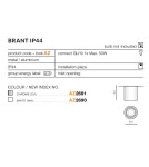 Oprawy sufitowe hermetyczne - Azzardo BRANT IP44 CHROME 1xGU10 Natynkowa Chrom IP44 AZ2691 - product 2