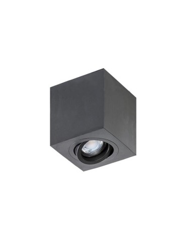 Azzardo BRANT SQUARE BLACK 1xGU10 Natynkowa Czarny AZ2825