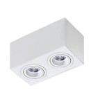 Oprawy sufitowe na wymienne źródło światła - Azzardo BRANT 2 SQUARE WHITE 2xGU10 Natynkowa Biały AZ2826 - product 1