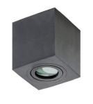 Oprawy sufitowe hermetyczne - Azzardo BRANT SQUARE IP44 BLACK 1xGU10 Natynkowa Czarny IP44 AZ2878 - product 1