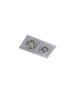 Azzardo PACO 2 ALUMINIUM 2xGU10 Wpuszczana Aluminium AZ0798