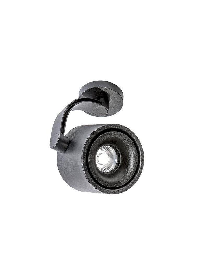Lampy sufitowe reflektory - Azzardo COSTA ARM BLACK 1xLED Reflektor Sufitowy Czarny AZ2702 - produkt kolory-swiatla.pl 1